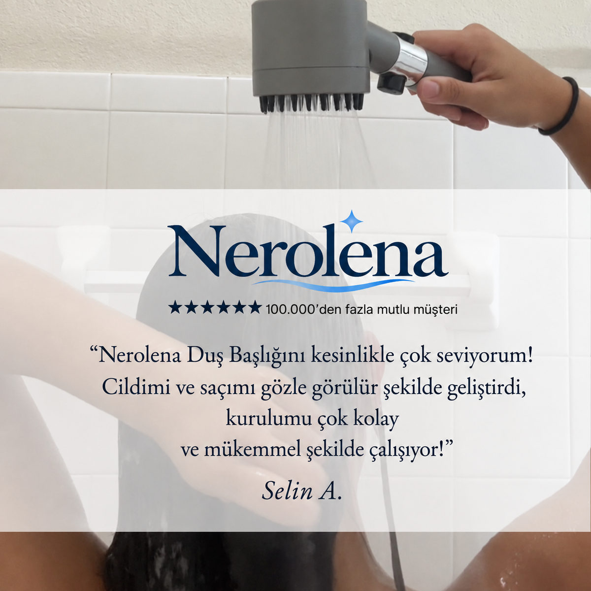 Nerolena Filtreli Duş Başlığı