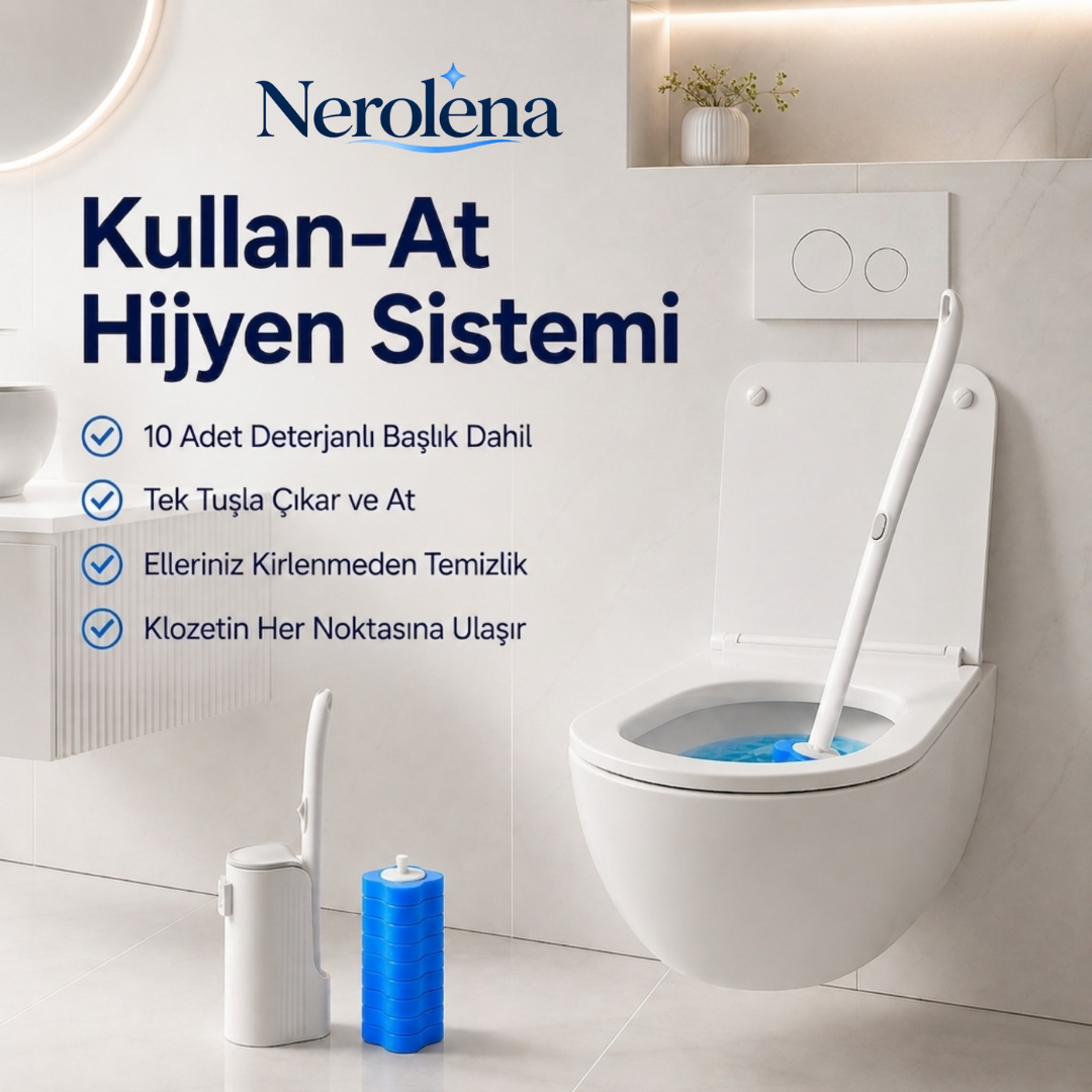 Nerolena Hijyenik Tuvalet Temizlik Seti