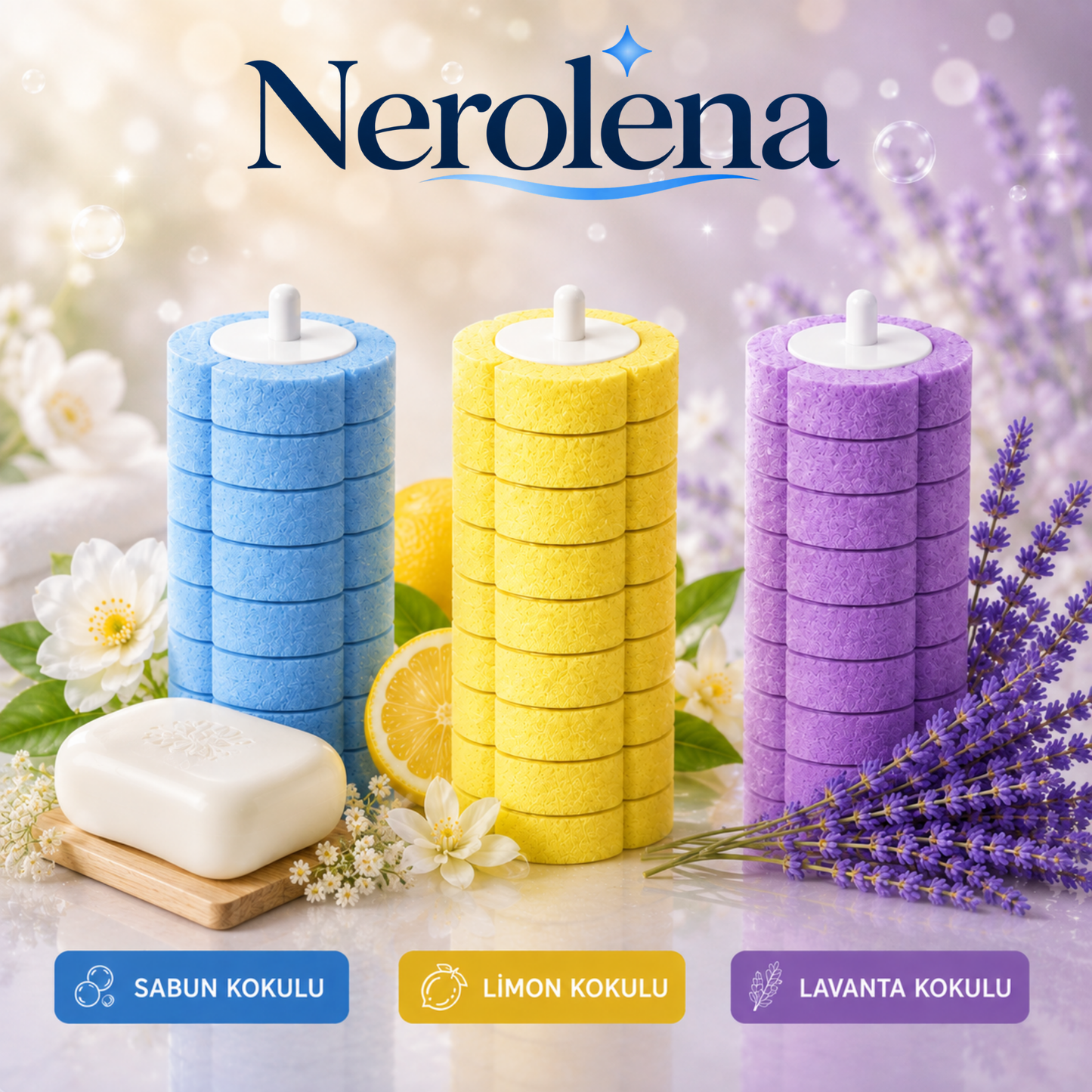 Nerolena Hijyenik Tuvalet Temizlik Başlığı